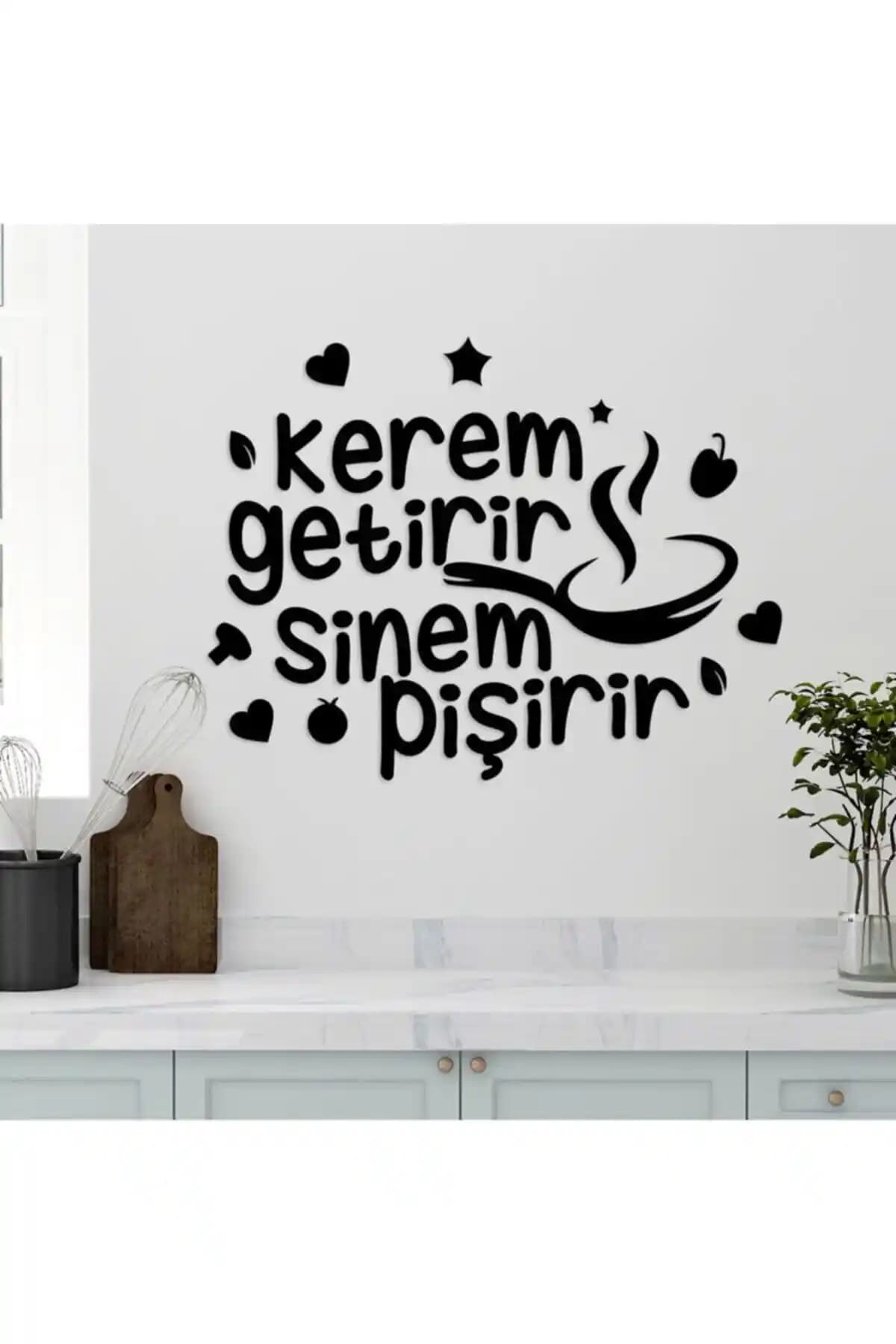 Enozeli Dekoratif İsimli Mutfak Süsü Modern ve Şık Tasarımıyla Dekorasyonunuza Zarif Dokunuş