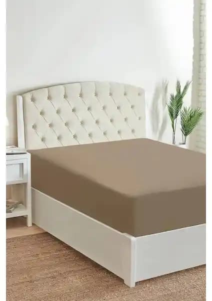 Evmisya Tek Kişilik Kahverengi Çarşaf: Konfor ve Estetiği Bir Arada Sunan Yatak Örtüsü