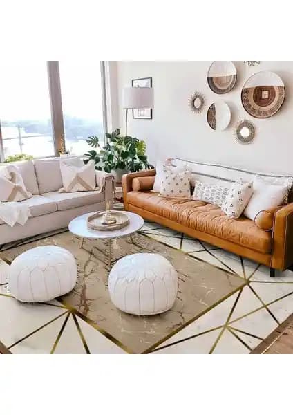 Faiend Dijital Baskı Yıkanabilir Kaymaz Taban Dekoratif Salon Halısı Özellikleri ve Kullanım Alanları
