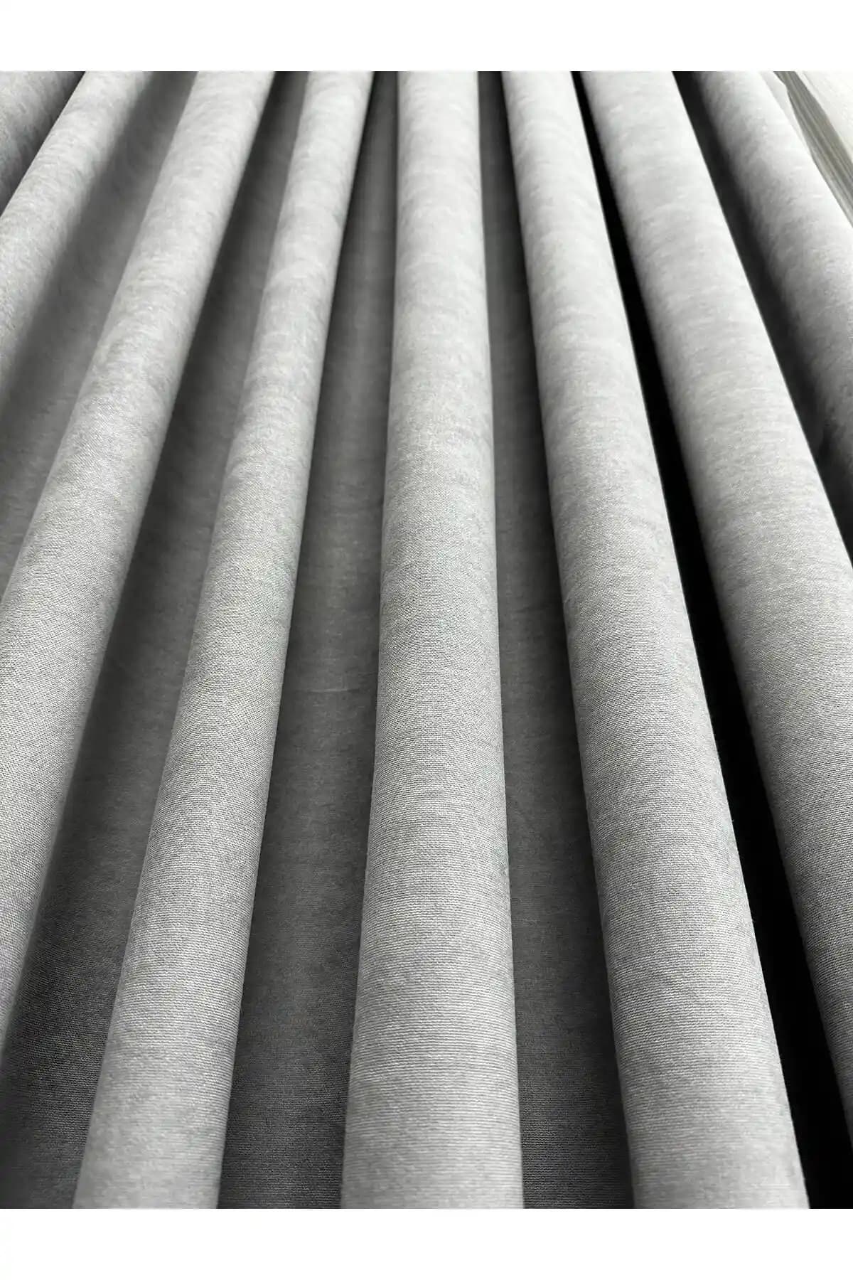 Genel Markalar Ada Fonluk Açık Gri Tek Kanat Perde Modern ve Şık Tasarım