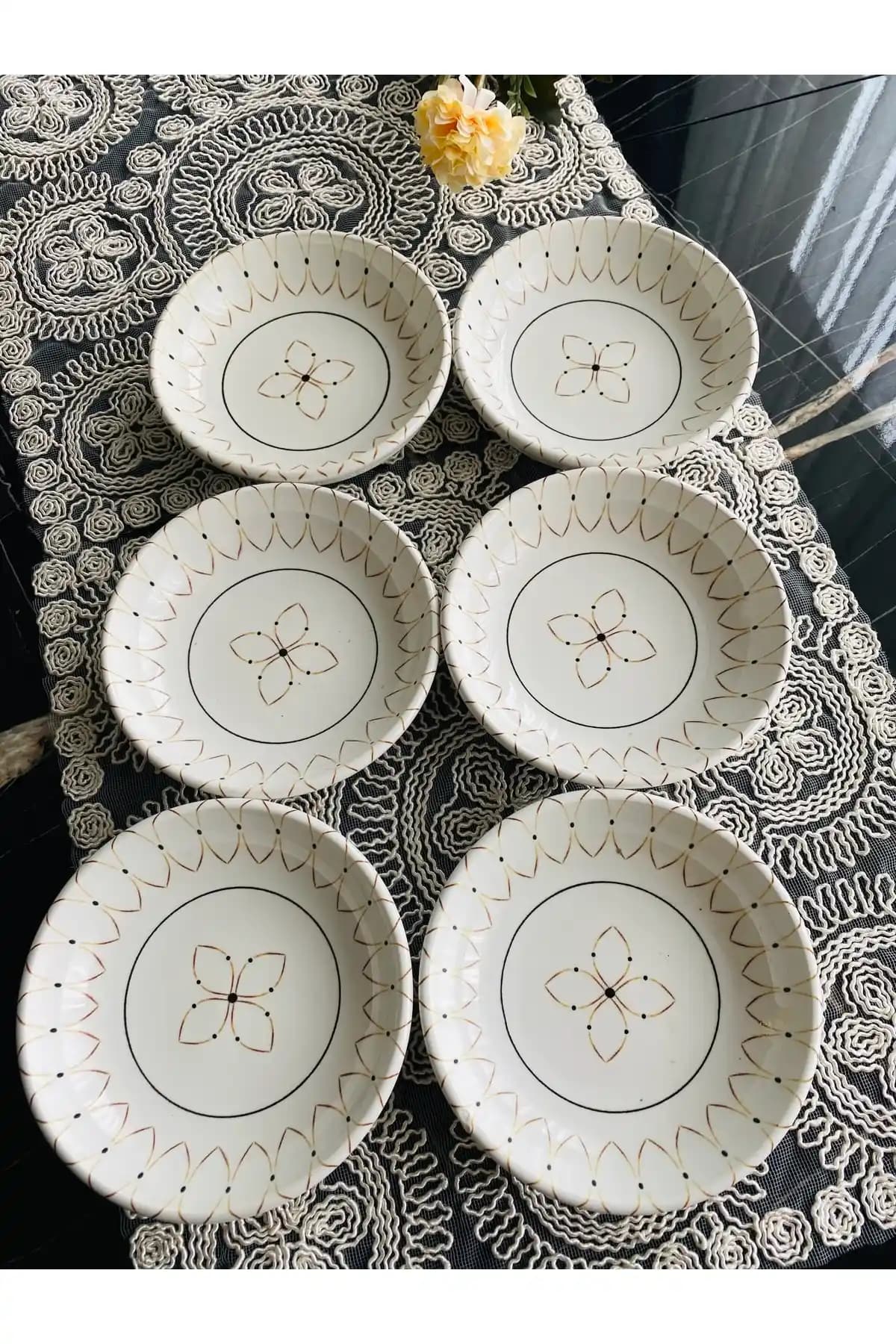 Genel Markalar Gold Elips Model 6’lı Yuvarlak Kase Seti Modern ve Dayanıklı Mutfak Aksesuarları