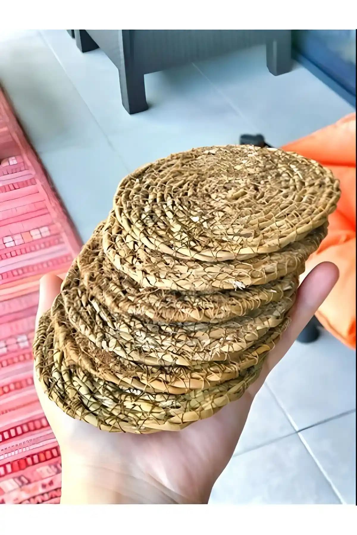 Genel Markalar Hasır Bardak Altı Seti: Doğal ve Şık Masa Dekoru İçin Uygun