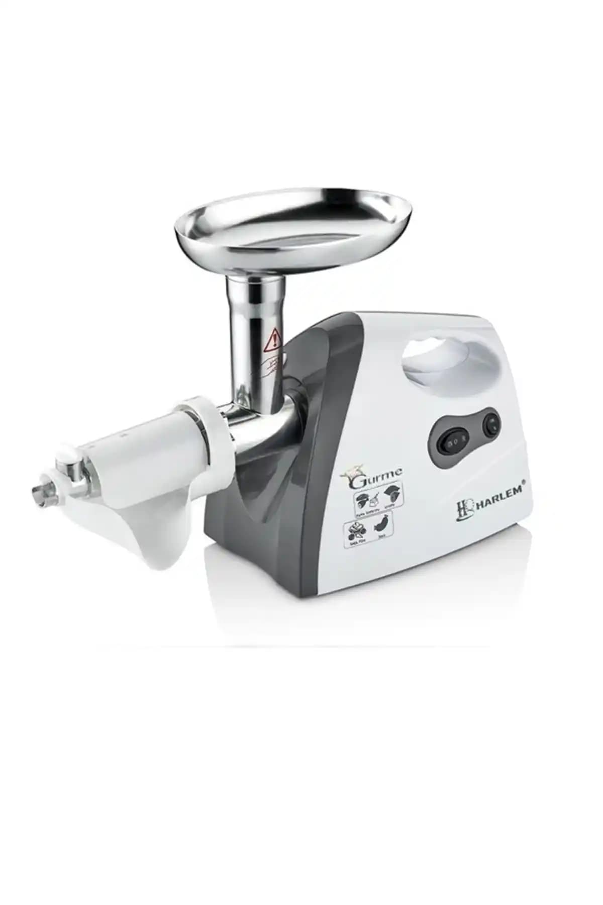 Harlem 2200 W Güçlü ve Çok Yönlü Et Kıyma Makinesi Ev Kullanımı İçin Uygun