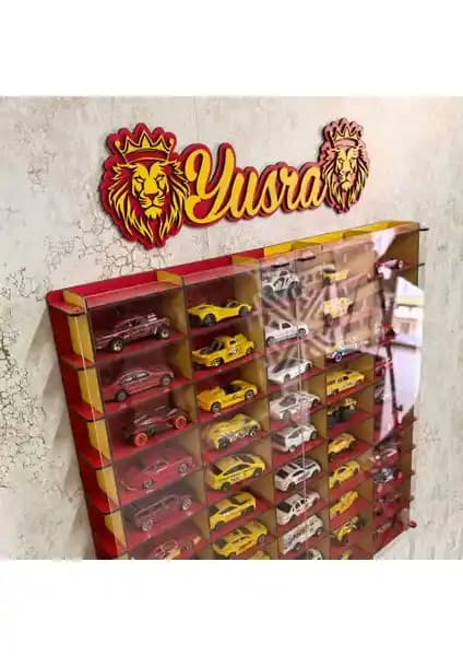 Hotwheels ve Matchbox Metal Araç Uyumlu Raf: Dayanıklı ve Şeffaf Kapaklı Depolama Çözümü