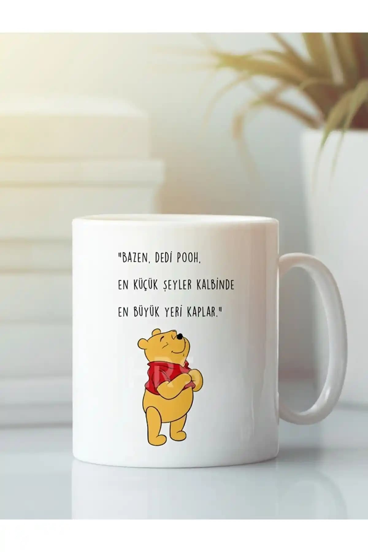 HRS Winnie the Pooh Baskı Kupa Bardak Sevimli ve Anlamlı Tasarımıyla Günlük Kullanım İçin Uygun
