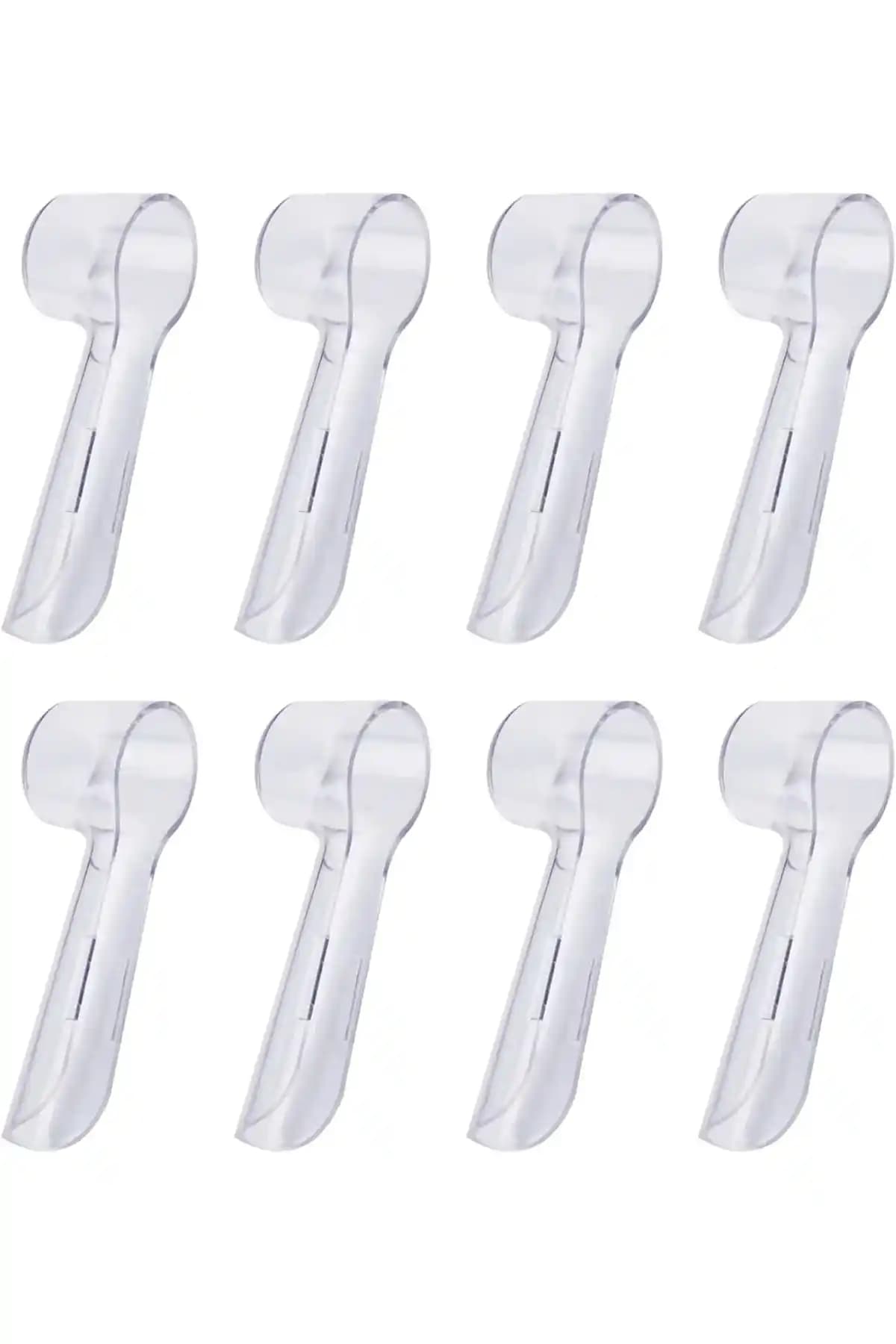 İbrush Oral-b Uyumlu Koruyucu Kapaklar 8'li Paket Hijyen ve Dayanıklılık Sağlar