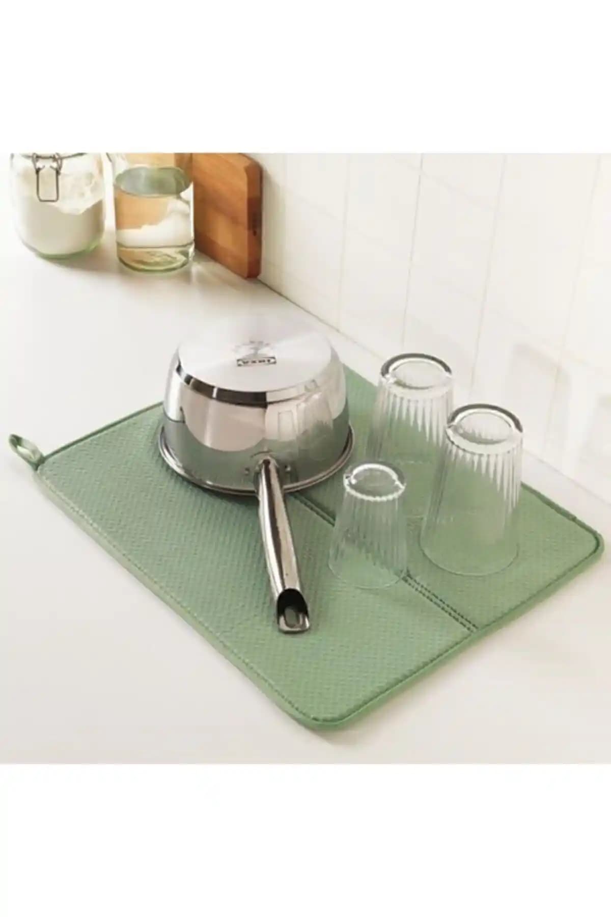 IKEA Nysköljd Yeşil Bulaşık Kurutma Örtüsü: Mutfakta Hijyen ve Düzen İçin Pratik Çözüm