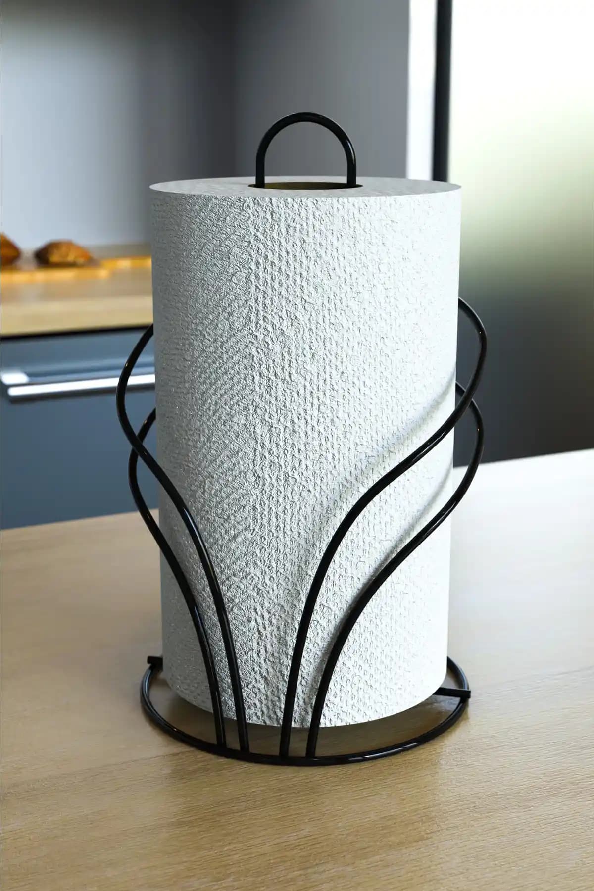 Karteya Kuğu Desenli Paslanmaz Çelik Havluluk Modern ve Dayanıklı Banyo Aksesuarı