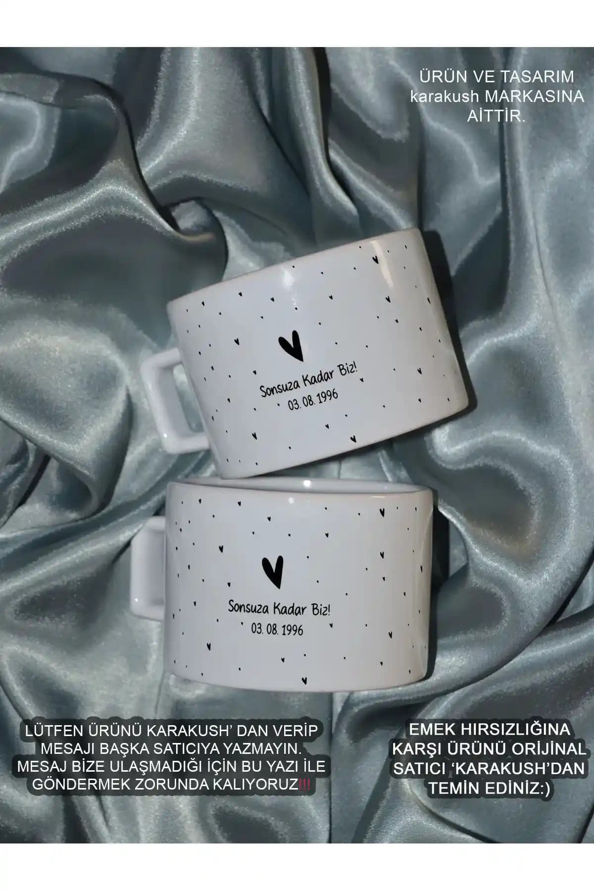 Kişiye Özel Sevgililer Günü Çift Kupa Seti Romantik ve Kalıcı Hediye Seçeneği