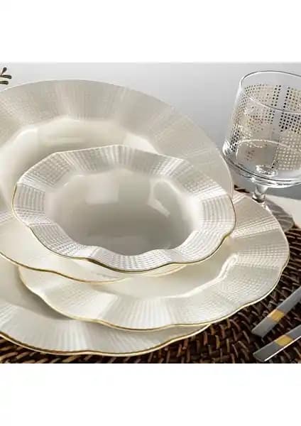 Kütahya Porselen 24 Parça Milena Krem Fileli Yemek Takımı Detayları ve Kullanım İpuçları