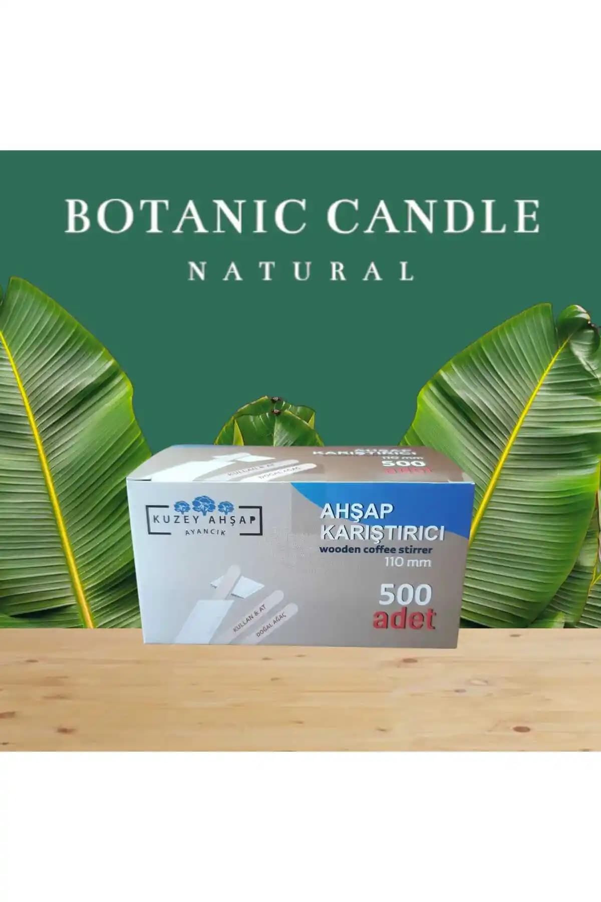 Kuzey Ahşap 1500’lü Ahşap Karıştırıcı Seti Doğal ve Hijyenik İçin Uygun Çay ve Kahve Karıştırma Çubukları