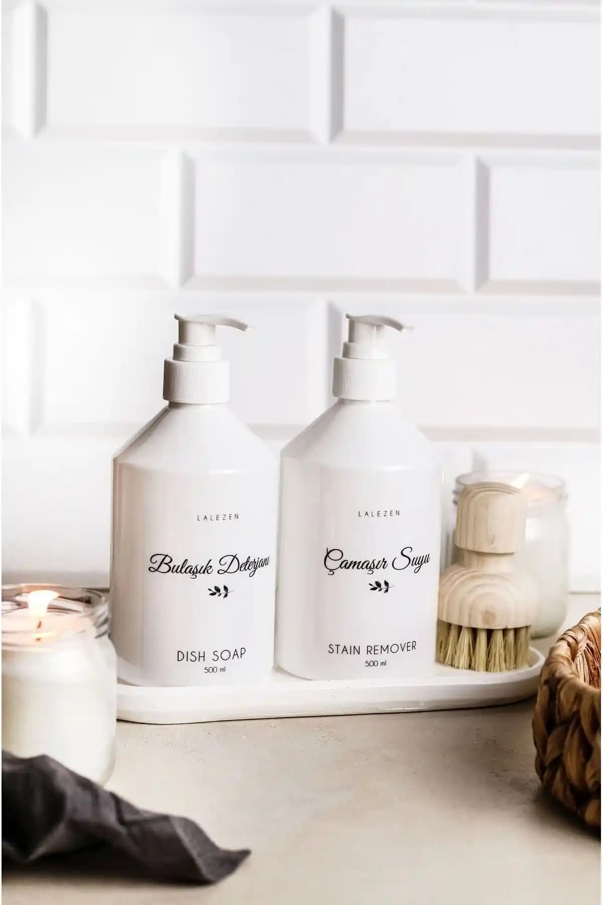 LALEZEN HOME Beyaz Uzun Standlı Fırçalı Bulaşık Şişesi Detaylı İnceleme ve Kullanıcı Yorumları