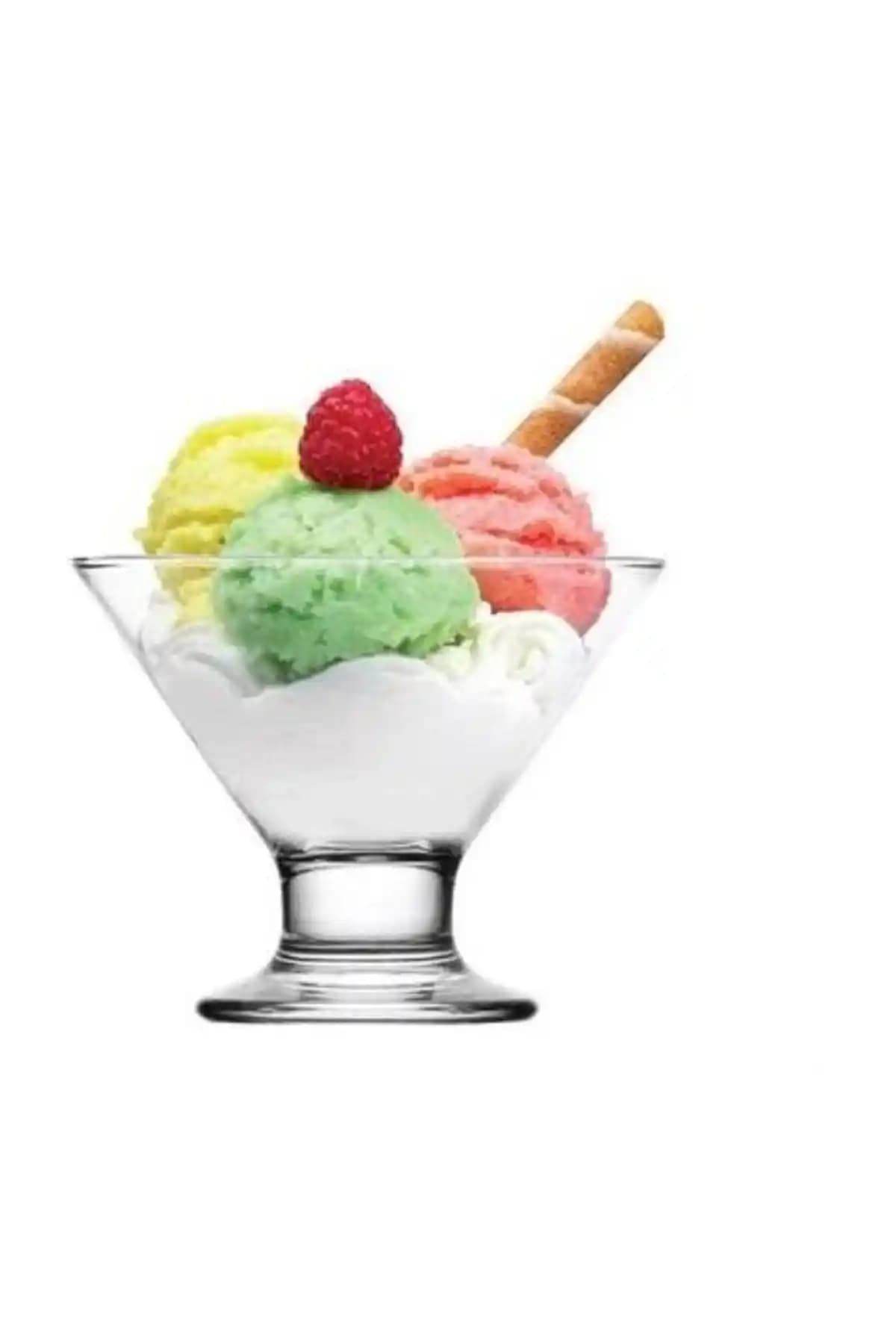 LAV Crema Magnolia Kase Seti 6'lı Cam Kase Modern ve Şık Sunum Çözümü