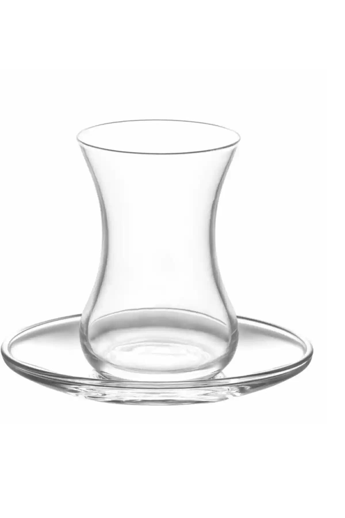 LAV Demet Çay Seti Takımı: Şık ve Dayanıklı Cam Çay Takımı with 12 Parça