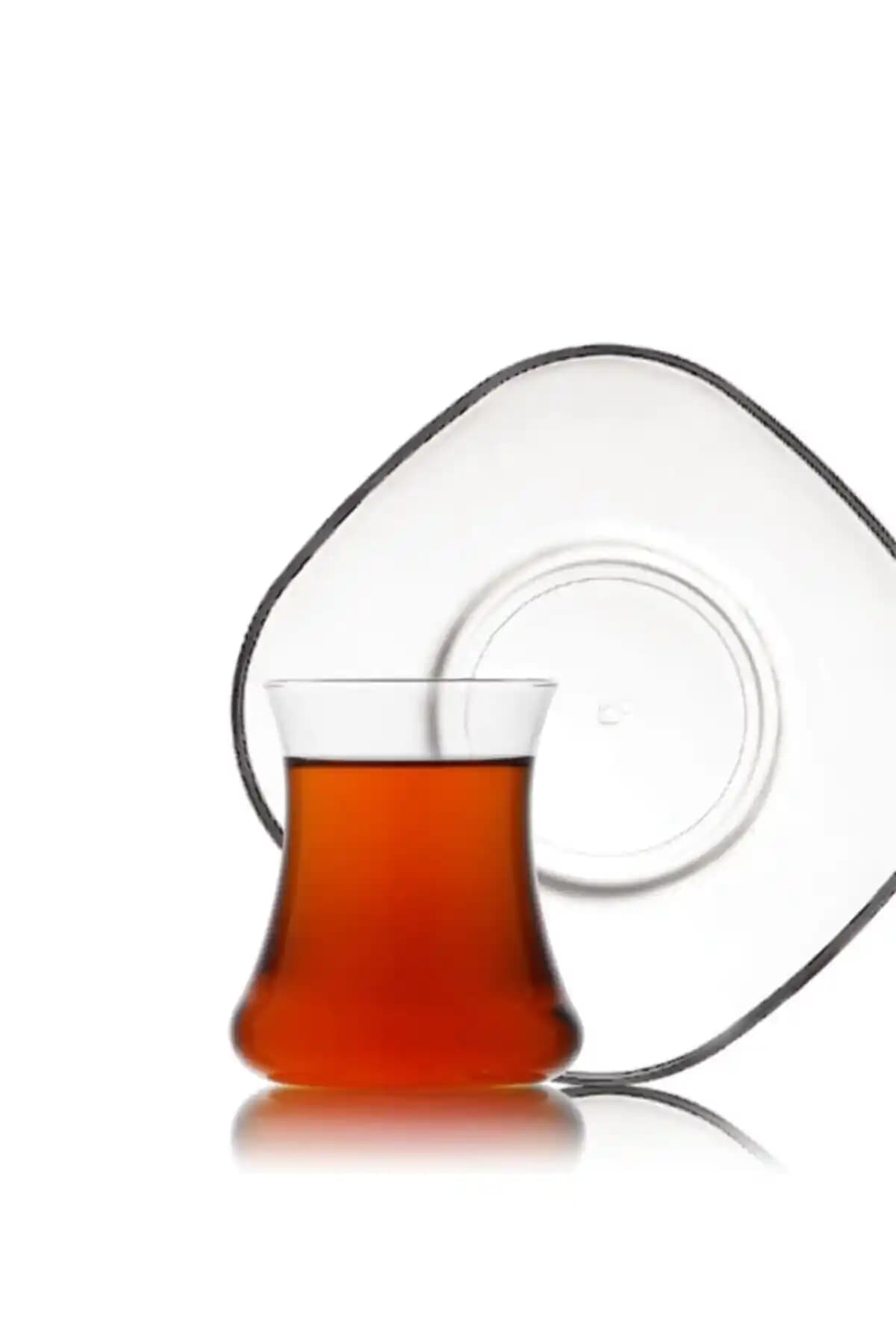 LAV Nev Lal Çay Seti: Estetik ve Dayanıklı Cam Tasarımıyla Zarif Çay Deneyimi