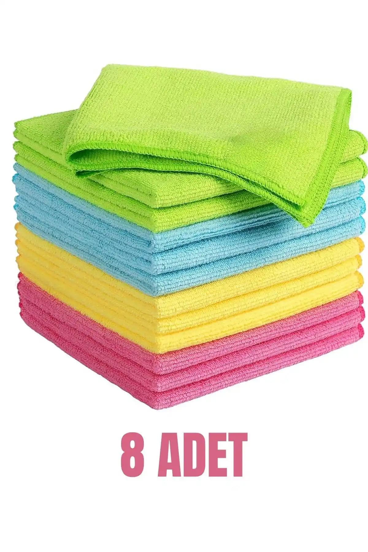 Lİ-BU Mikrofiber Bezler: Çok Yönlü, Dayanıklı ve Hijyenik Temizlik Seti