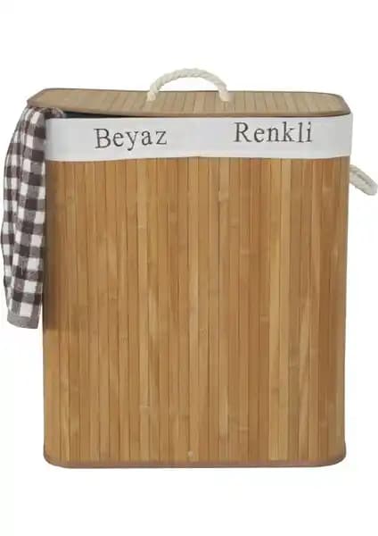 Lorin Bambu Katlanır Çamaşır Sepeti: Doğal ve Estetik Tasarımıyla Pratik Kullanım