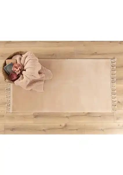 Madame Coco Carol Saçaklı Halı Vizon Renkli Modern Tasarım ve Dayanıklılık Özellikleri