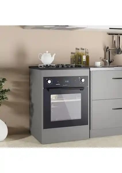 Massan Ankastre Modül Ürgüp Antrasit: Modern ve Dayanıklı Mutfak Çözümü