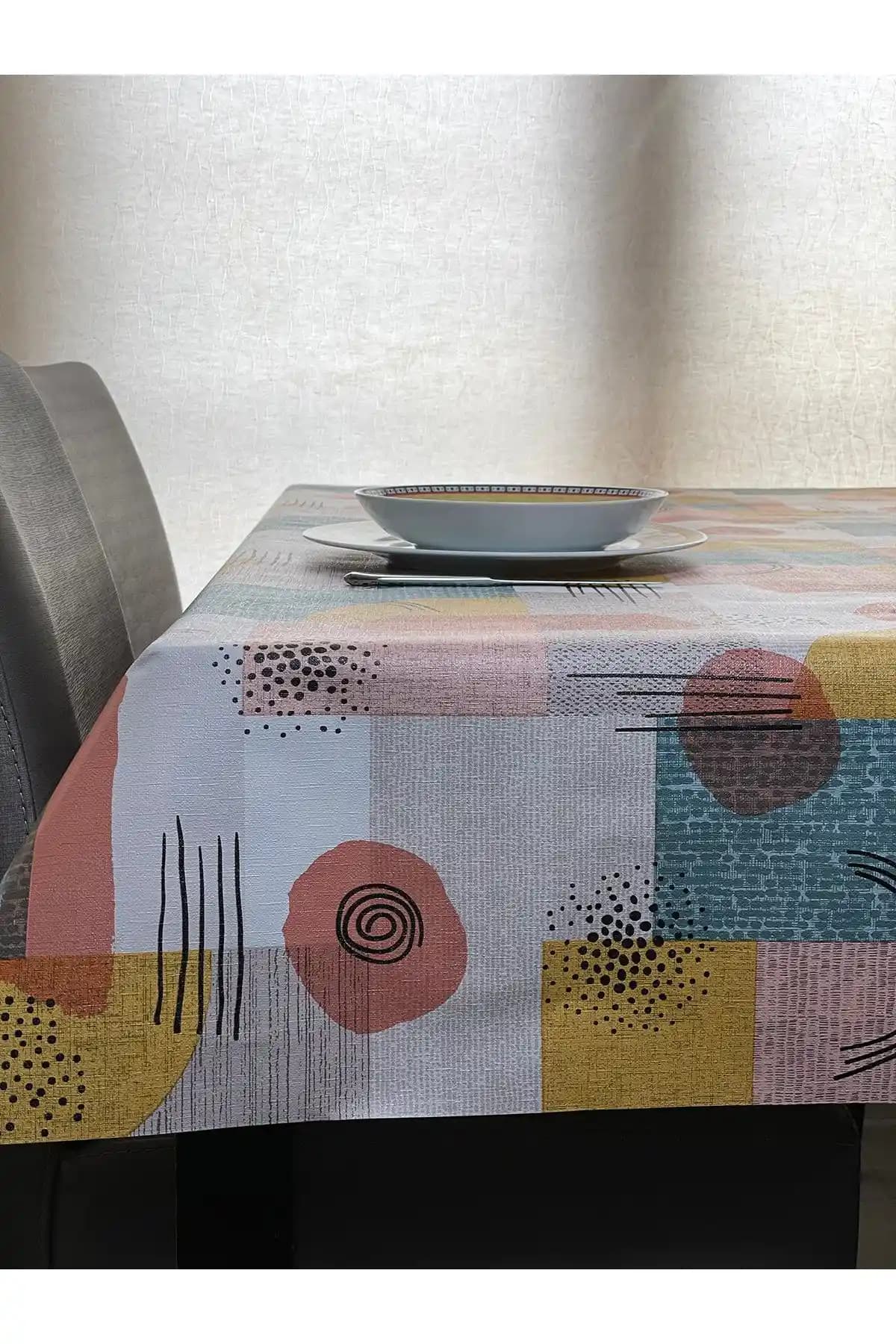 Mavi Ihlamur Astarlı Leke Tutmaz Silinebilir Hijyenik PVC Masa Örtüsü Özellikleri ve Kullanım Avantajları