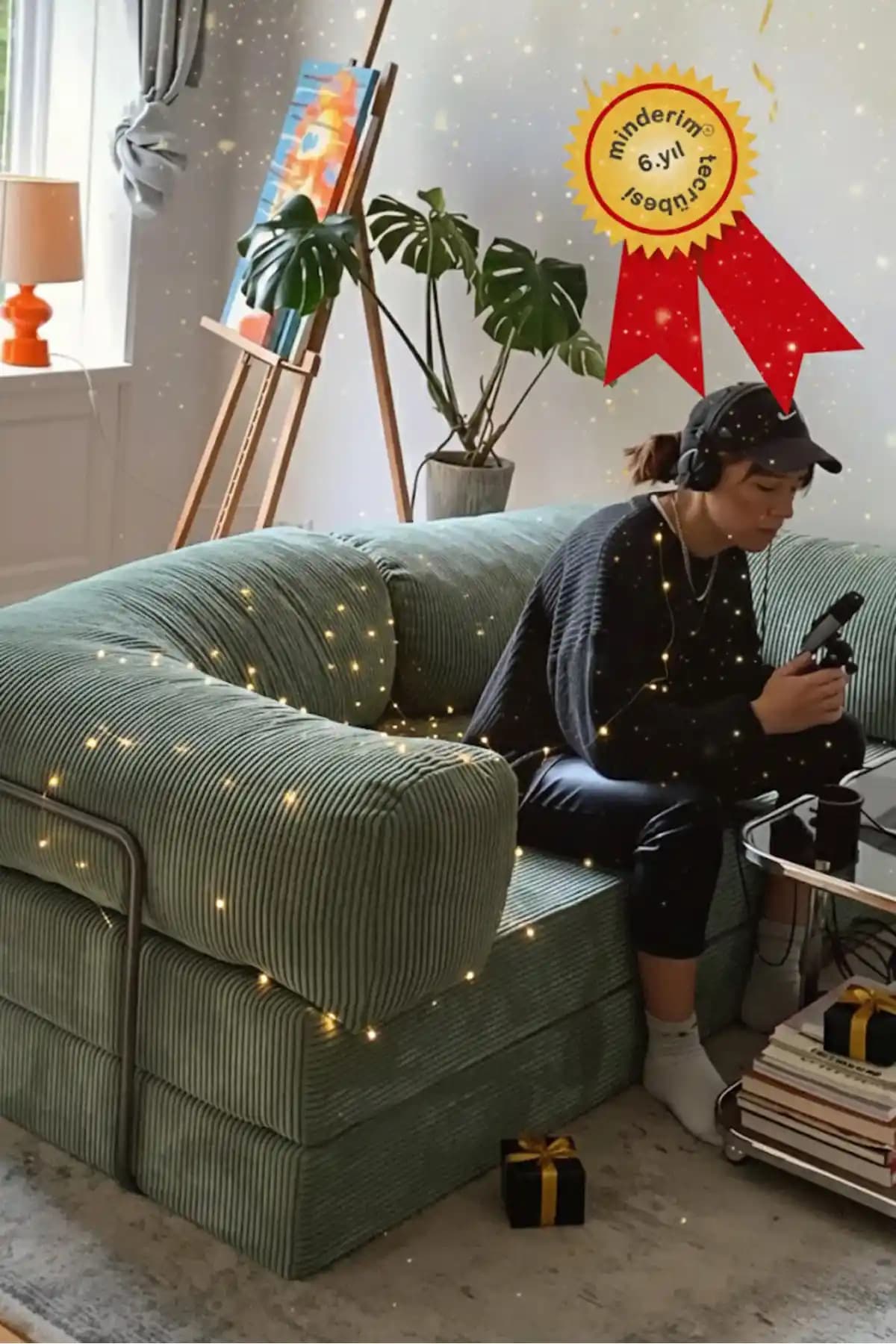 Minderim Eko Kanepe: Modern ve Dayanıklı Çok Fonksiyonlu Oturma Ünitesi