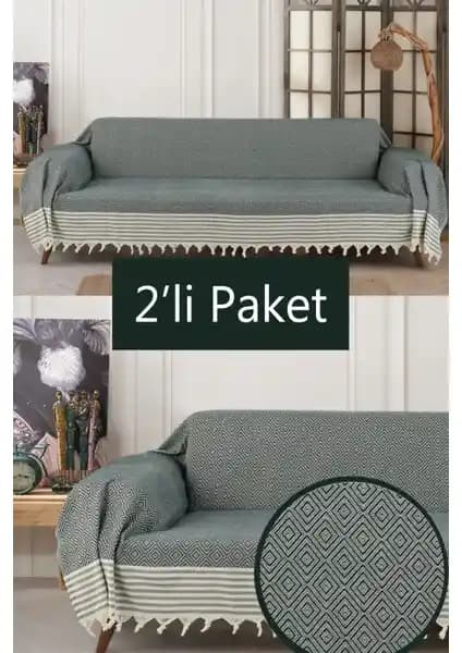 Miracolo Home Pamuklu Kolları Örten Örtü 310 cm Genişlik ile Şık ve Pratik Koltuk Koruma Çözümü