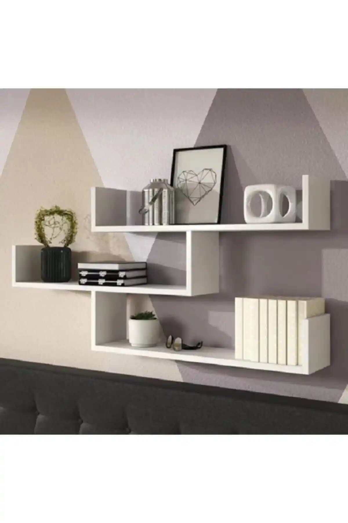 Moobs Home Dekoratif Duvar Rafı Modern ve Şık Tasarım ile İç Mekanlara Zarafet Katar
