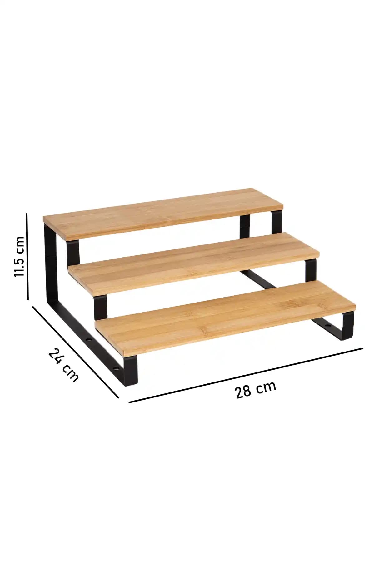 Naturelove Metal Ayaklı Bambu Baharatlık Standı Mutfakta Şıklık ve Düzen Sağlayan Pratik Çözüm