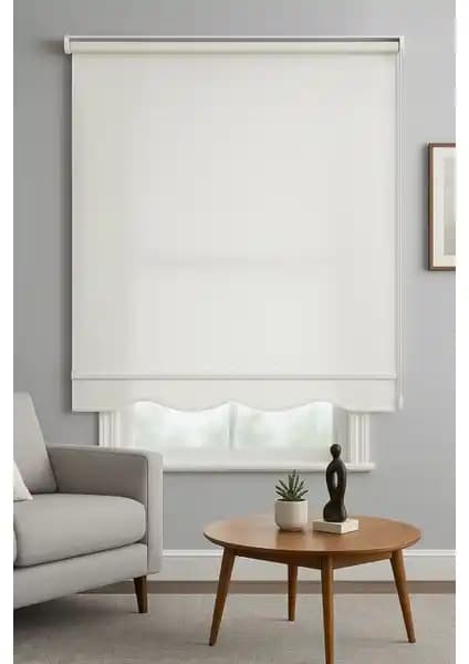 NetworkAvm Ekru Stor Zebra Güneşlik Perde: Modern ve Dayanıklı İç Mekan Çözümü