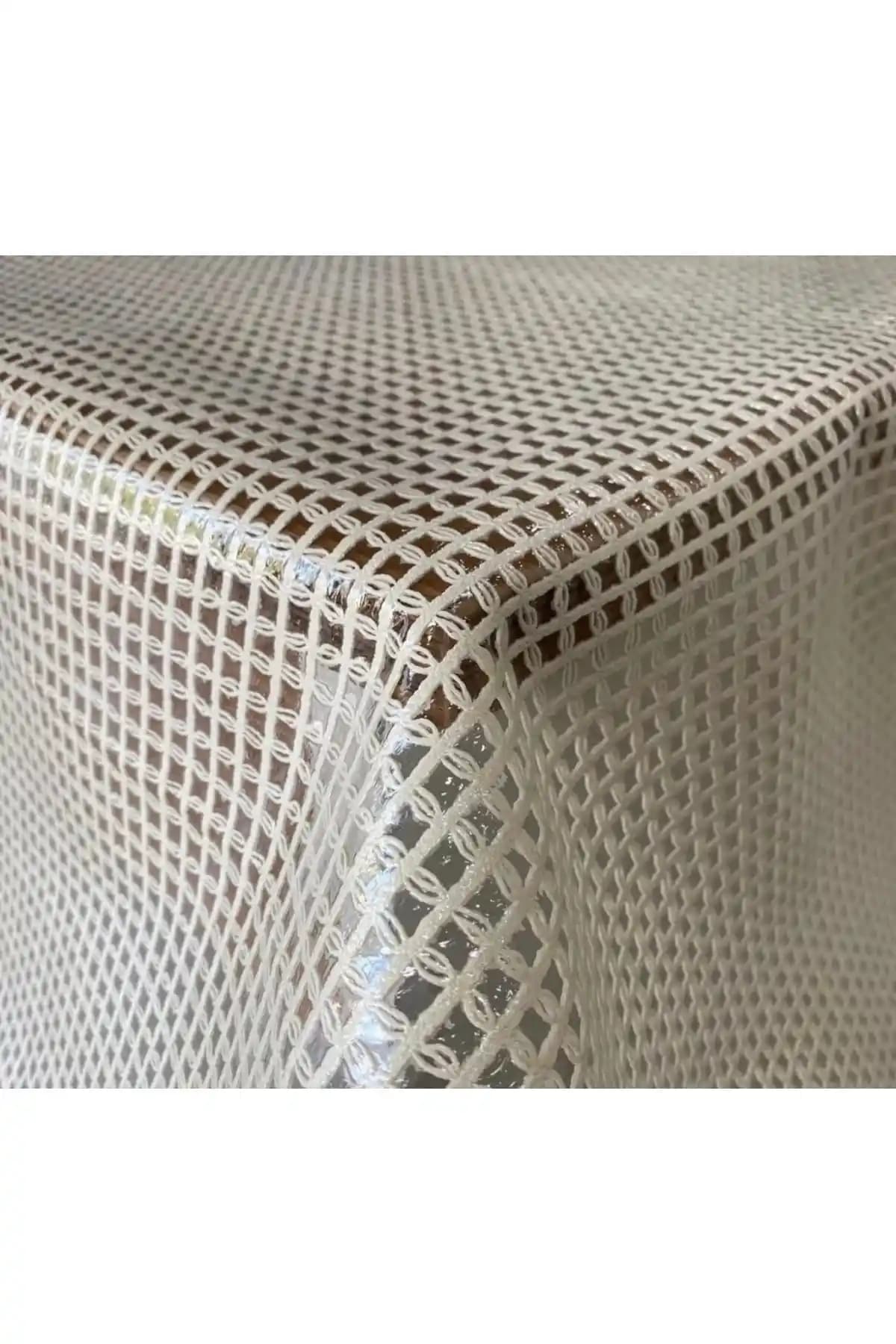 NYK HOME Hasır Desen Lüks PVC Masa Örtüsü: Şık ve Dayanıklı Tasarım Özellikleri