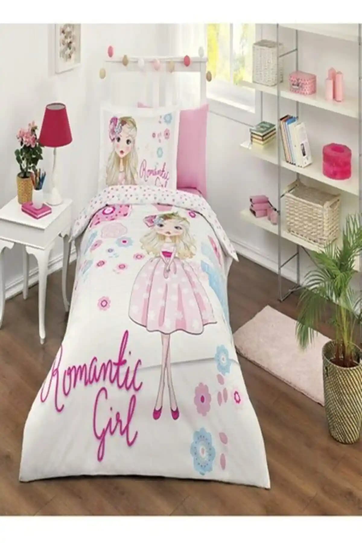 Özdilek Romantic Girl Tek Kişilik Nevresim Takımı Şık ve Dayanıklı Pamuklu Tasarım