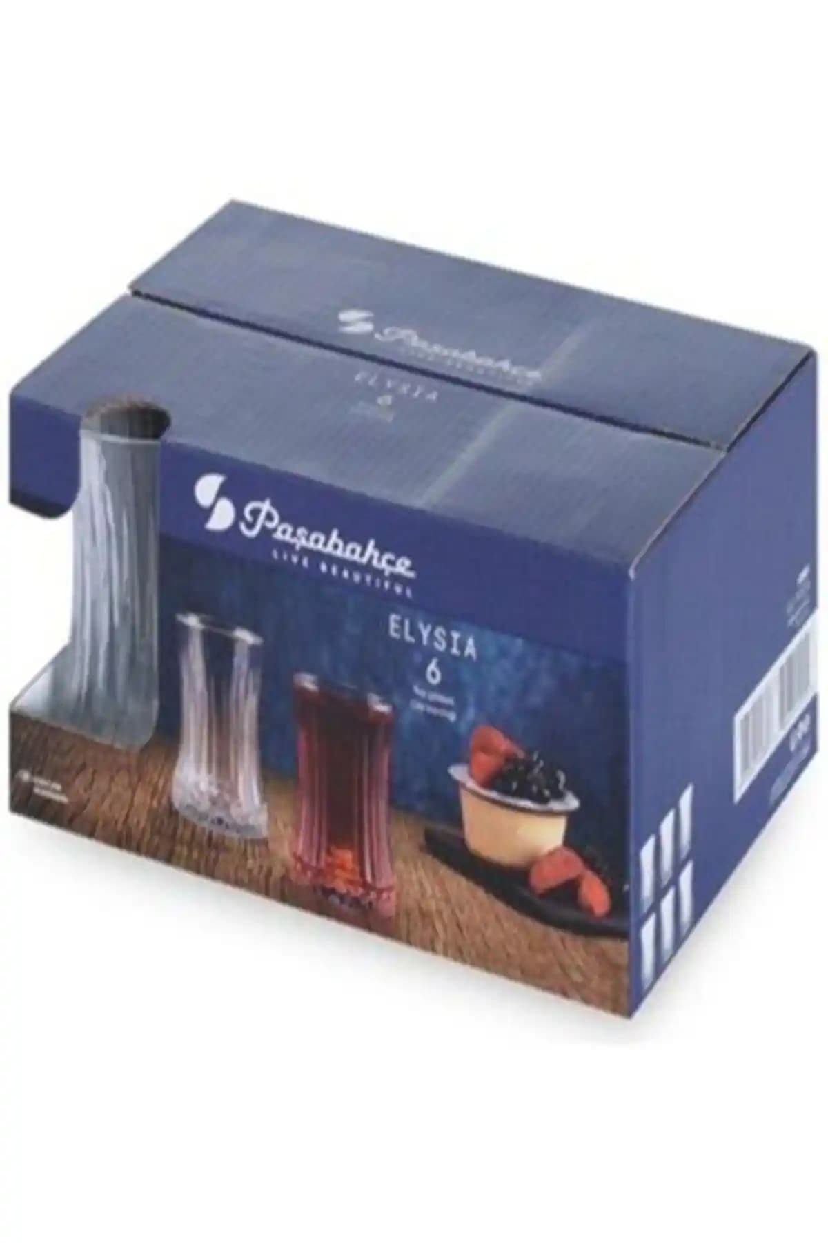 Paşabahçe Elysia 6'lı Cam Çay Bardağı Seti Zarif ve Dayanıklı Tasarımıyla Günlük ve Özel Kullanım İçin