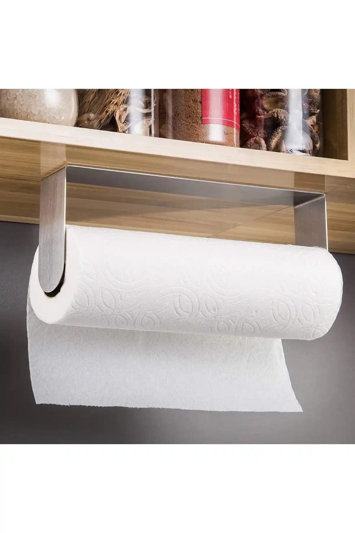 Paslanmaz Çelik Rulo Kağıt Havlu Asacağı Modern ve Dayanıklı Tasarım Çözümü