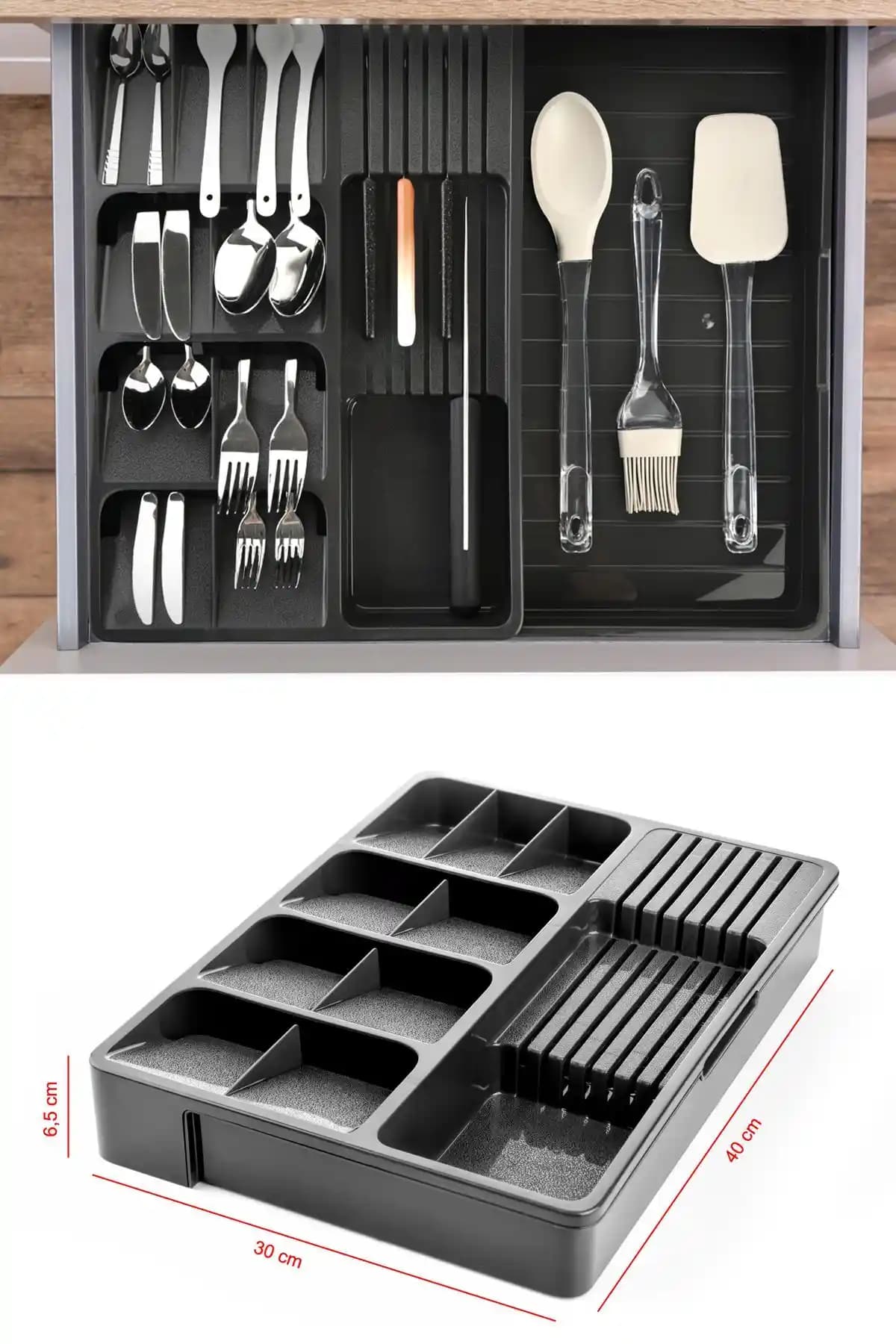 Pazarika Maxi Ayarlanabilir Kayar Kızaklı Çekmece İçi Kaşıklık ve Bıçaklık Ürün Tanıtımı ve Kullanım Rehberi