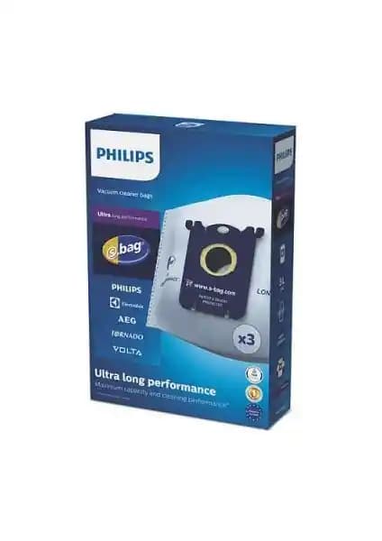 Philips 1 Ultra Long Performance S-Bag Süpürge Toz Torbası Yüksek Kapasite ve Dayanıklılık