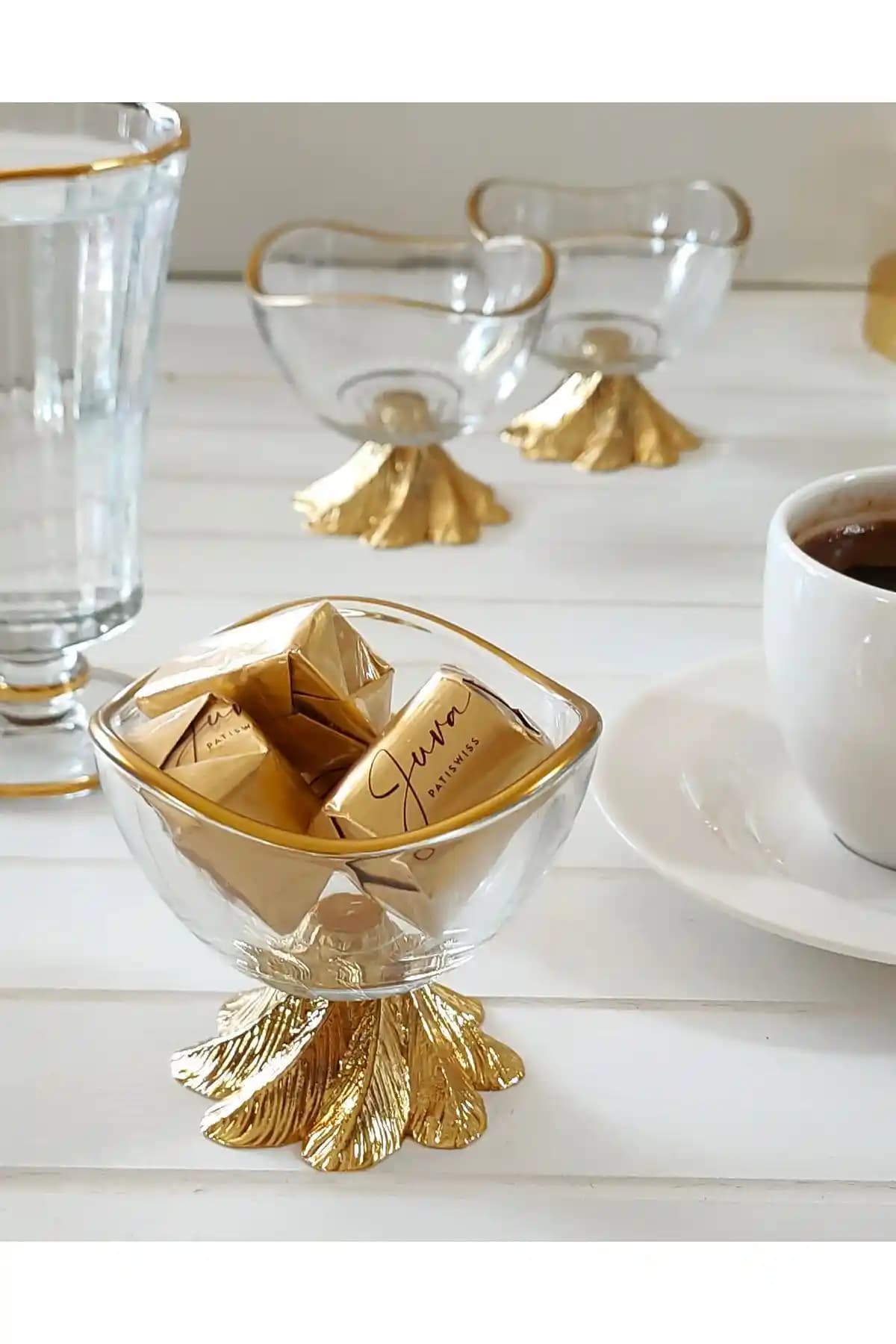 Regna Home Fine Living Grace 6 Parça Lüks Mini Kase Seti Modern ve Şık Tasarım