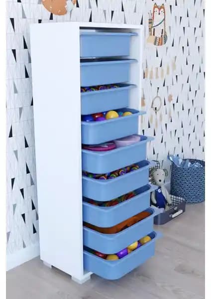 Remaks 9 Sepetli Oyuncak Dolabı: Çok Amaçlı ve Şık Depolama Çözümü