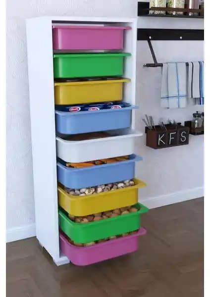 Remaks Çok Amaçlı 9 Sepetli Dolap: Modern ve Şık Depolama Çözümü