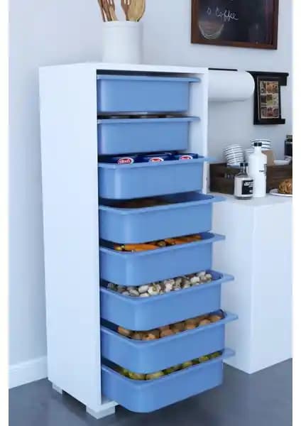 Remaks Çok Amaçlı Mutfak Dolabı Modern Tasarım ve Geniş Depolama Kapasitesiyle