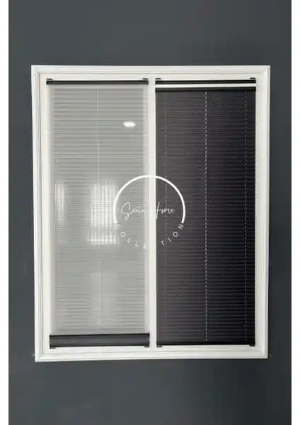 Serin Home Collection Antrasit Gece Gündüz Katlanabilir Perde Modern ve Pratik Tasarım