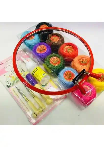 Sermet Süs Dünyası Punch Nakışı Seti: Başlangıç ve Profesyonel Kullanıcılar İçin Uygun