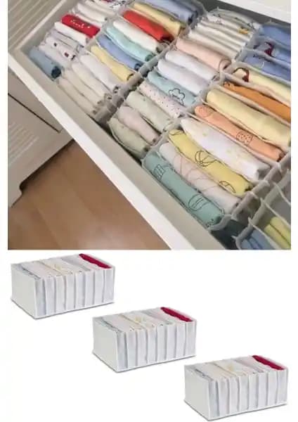 Serstil 3 Adet Büyük Çekmece İçi Düzenleyici Organizer ile Ev ve Ofis Düzeninizi Kolaylaştırın