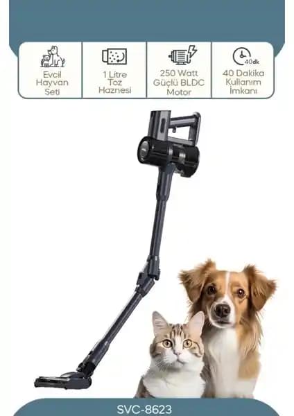 Sinbo SVC-8623 Evcil Hayvanlar İçin Kablosuz Dikey LED Süpürge Özellikleri ve Kullanıcı Yorumları