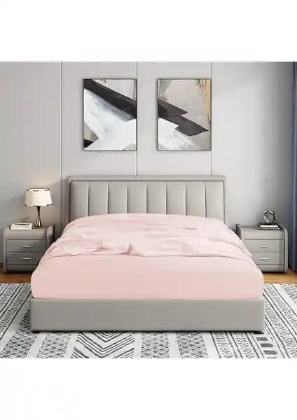 Soley %100 Doğal Pamuk Çift Kişilik Çarşaf 160x200 Yatak İçin Uygun ve Dayanıklı