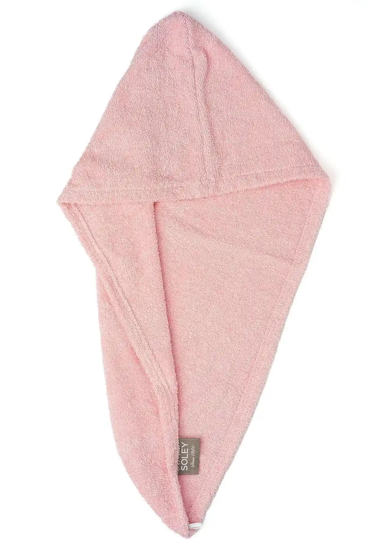 Soley Talya Pamuklu Saç Havlusu Yüksek Emicilik ve Yumuşaklık Sunar