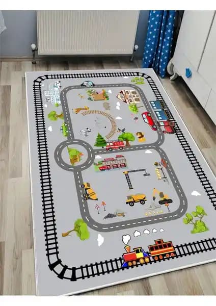 STY Home Trafik Çocuk Oyun Halısı: Güvenli ve Estetik Oyun Alanları İçin Uygun Seçenek