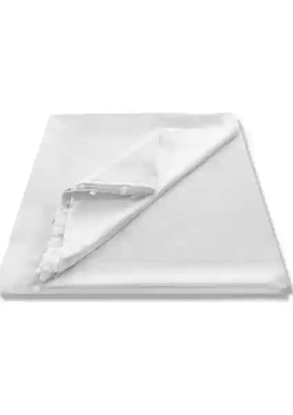 Taç Saten Güneşlik Beyaz 250x260 cm Modern ve Şık İç Mekan Perde Seçeneği