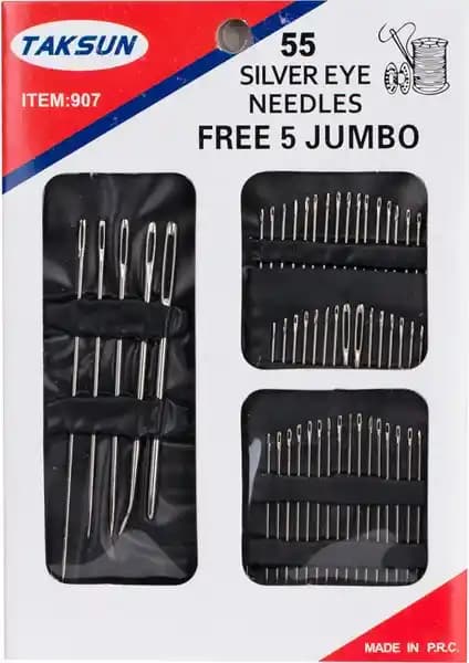 Taksun El İğnesi Seti: Çeşitli Boyutlarda Dayanıklı ve Kullanışlı Dikiş İğneleri