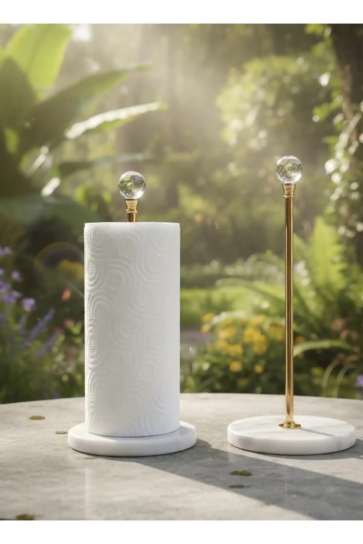 THK STORE Dekoratif Mermer Kağıt Havluluk: Şık ve Dayanıklı Modern Tasarım