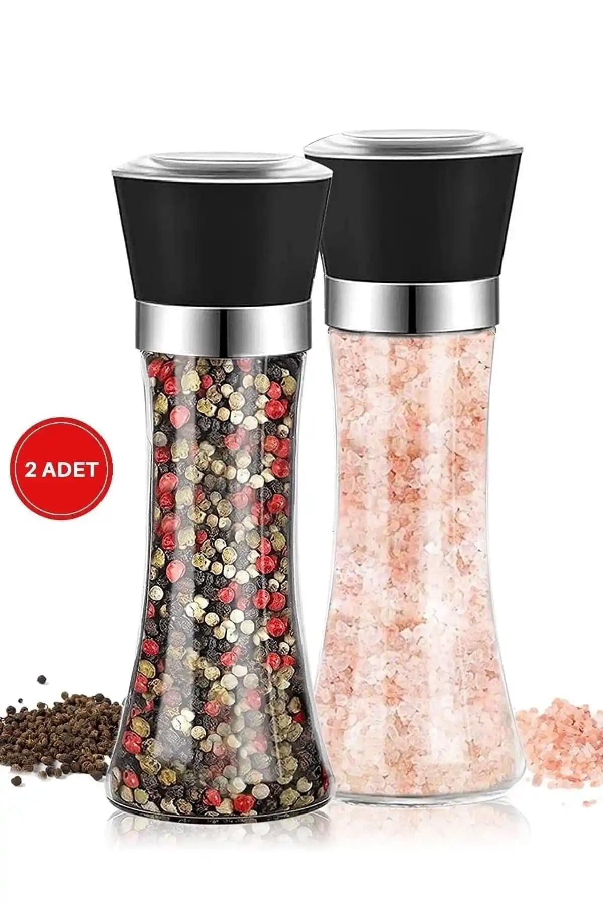 Tilbe Home Tuz Değirmeni Baharat Öğütücü Seramik Tasarım ve Kullanım Kolaylığıyla Mutfakta Şıklık